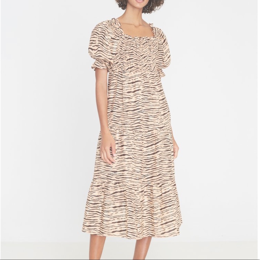 Faithfull The Brand De Christin Midi Dress Wyldie